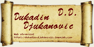 Dukadin Đukanović vizit kartica